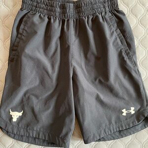 Under Armour Youth Project Rock Athletic Shorts, Size Youth Medium